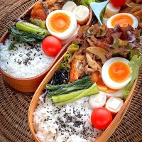 鮭ガリバター弁当|まめさん