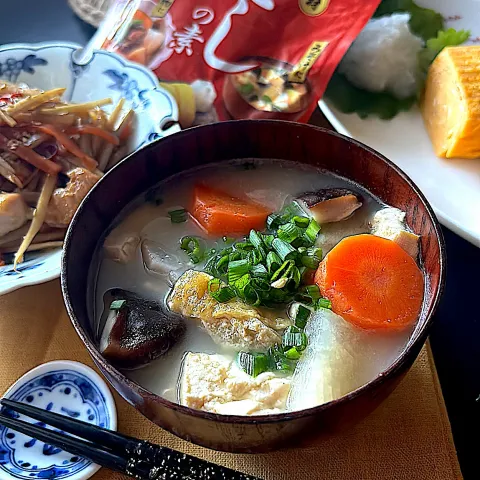 「だしの素　80g」を使ってみたSnapdishの料理・レシピ写真:けんちん汁 ~だしの素