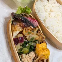 本日のお弁当〜鰤の塩糀焼き弁当