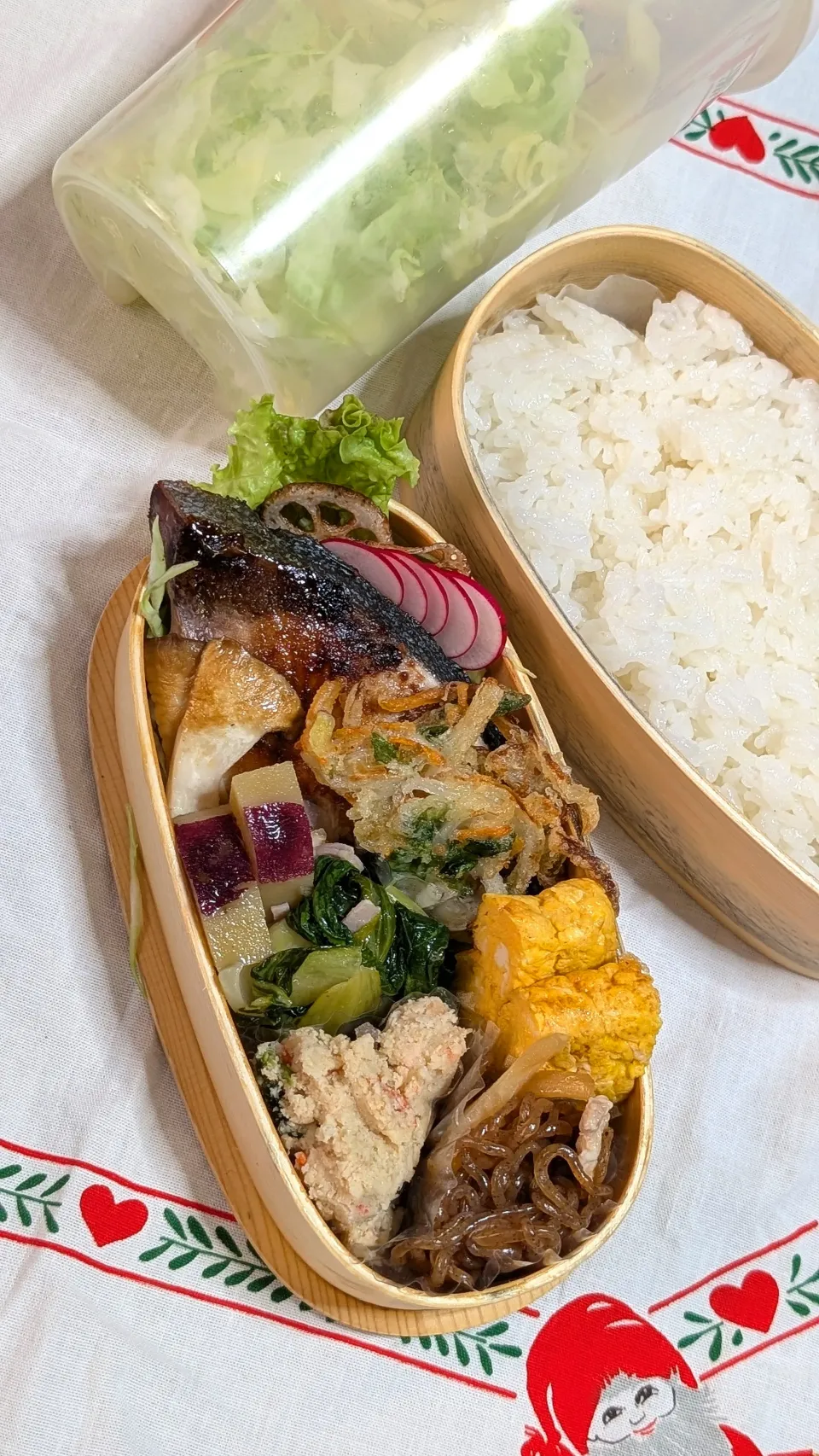 本日のお弁当〜鰤の塩糀焼き弁当|f.1125beさん