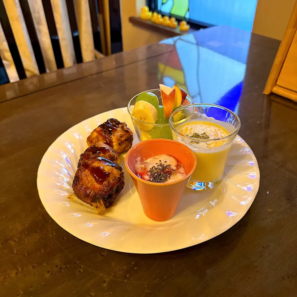 朝ごはんヨーグルト|かっちゃん杉さん