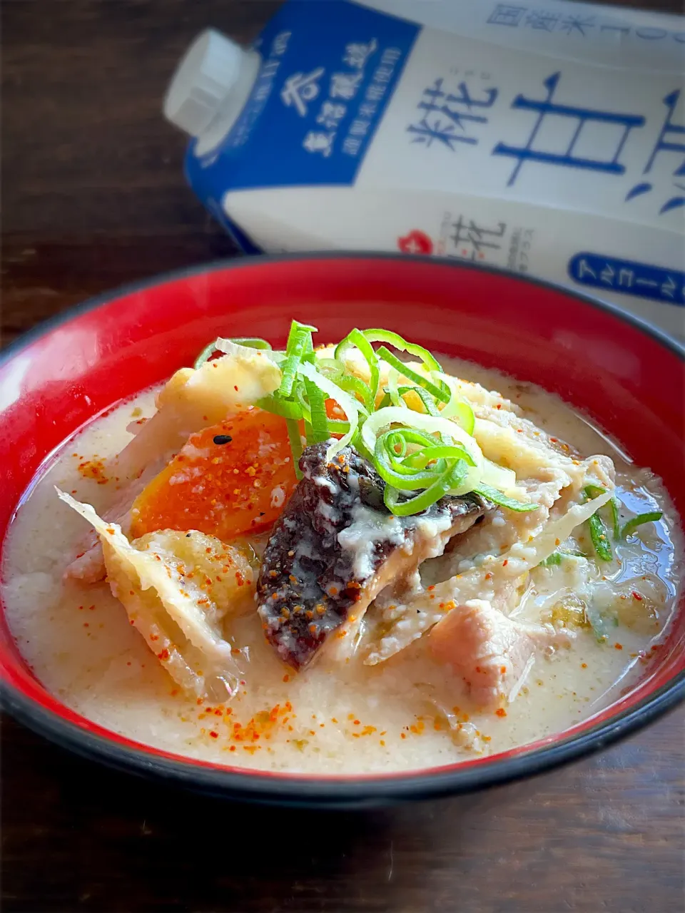 糀甘酒で栄養満点粕汁|9421beruさん