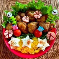 ⭐︎唐揚げ弁当⭐︎| ヘルペイさん