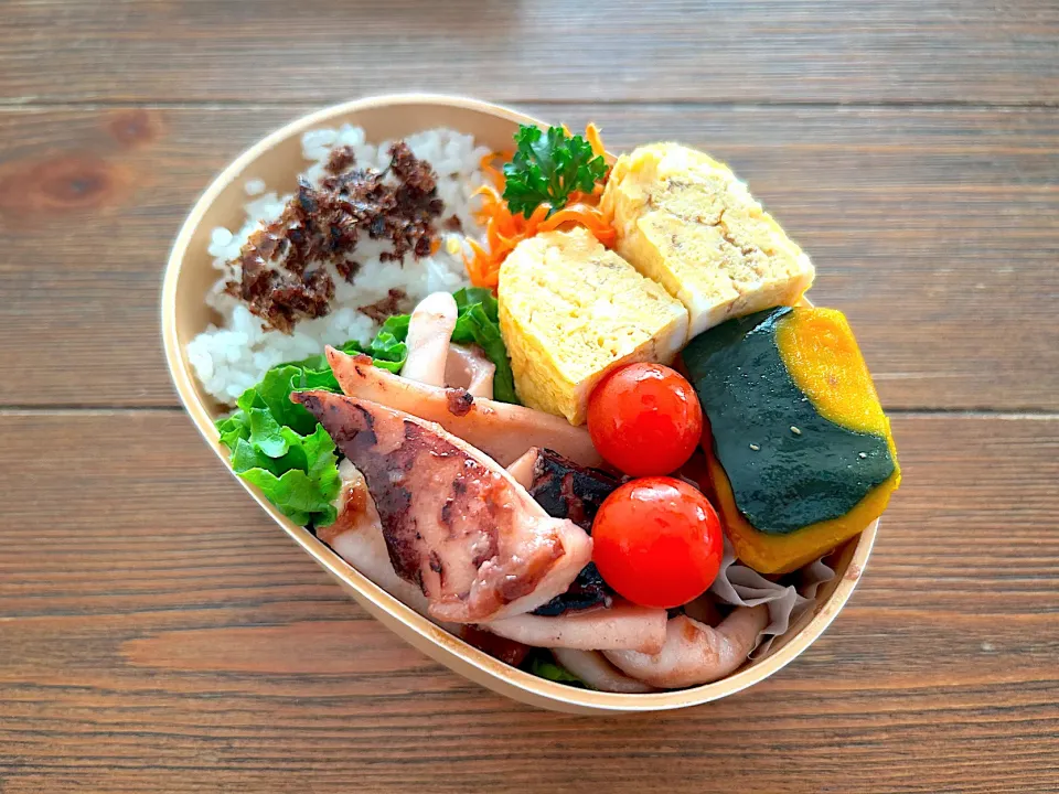 イカのバタポン焼き弁当|n_nさん