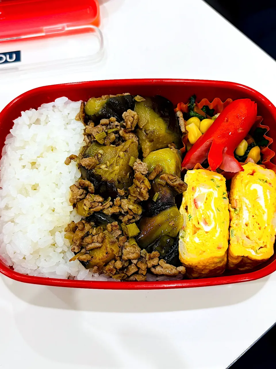 麻婆なす弁当。|ちはるさん