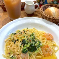 海老アンチョビクリームパスタ|ゆうりさん