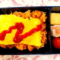 オムライス❤️旦那さんお弁当❤️|かおるcitronさん