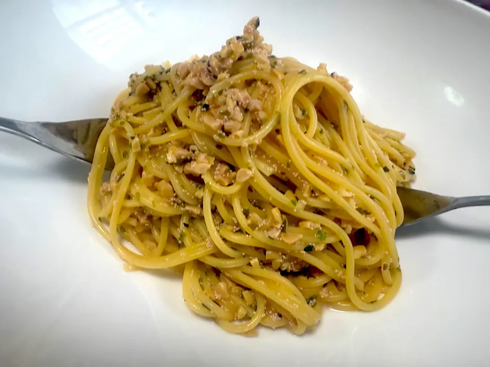 納豆タラコスパゲッティ|さくたろうさん