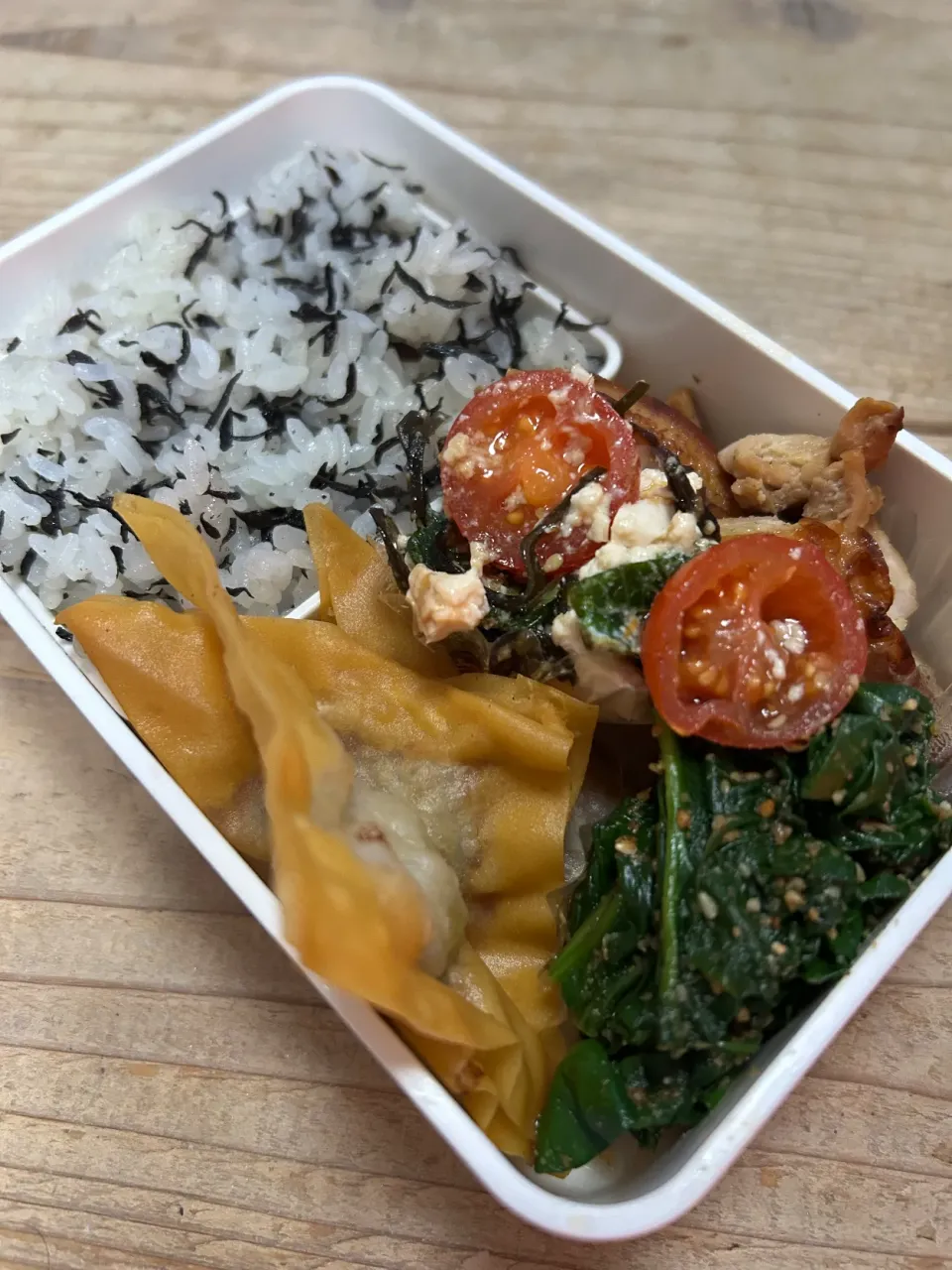 揚げワンタン弁当|junさん