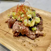 鶏ハツのネギダレ