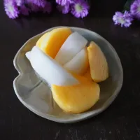 柿と蕪　甘酢漬け|seiko_funfoodさん