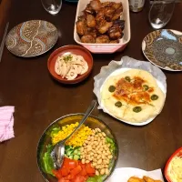 スペアリブBBQ味＆サラダ＆れんこん明太マヨ|mmmさん