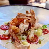 🍤とポテト🥔のサラダ|女神さん