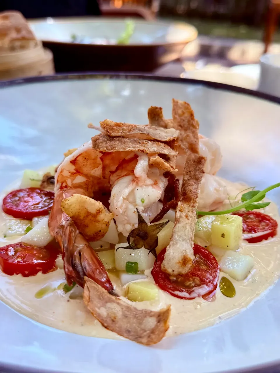 🍤とポテト🥔のサラダ|女神さん