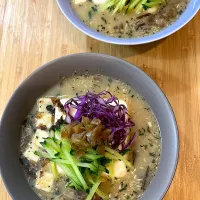 お豆腐で冷や汁|高野豆腐さん