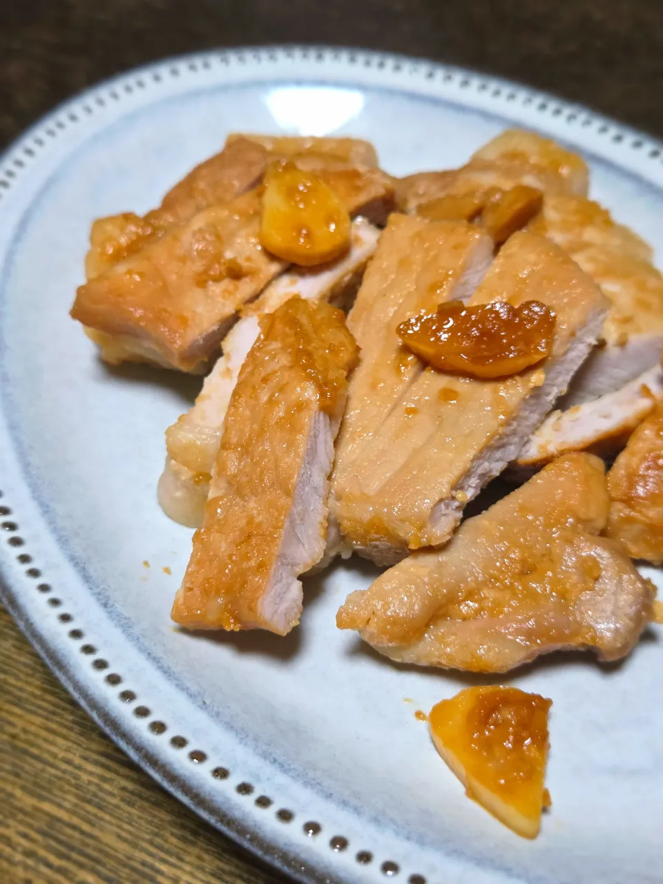 パパ作🥸豚ロースのにんにく味噌焼き|ぱんだのままんさん