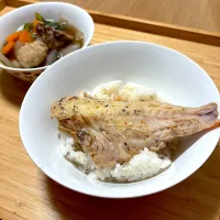 赤魚レモンペッパーと鶏団子野菜汁|☺︎Forestさん