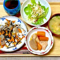 夕飯 ひじきのちらし寿司風|ふわふわさん