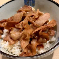 豚スタミナ丼|たけさん