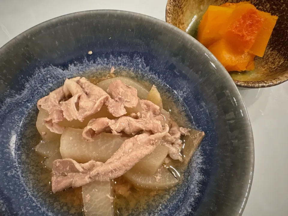 豚しゃぶ大根＆バターナッツカボチャの甘露煮|takkoさん