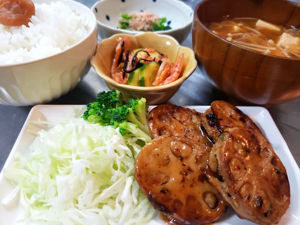 今夜はレンコンの挟み焼き|hidetoさん