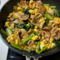 豚こまと小松菜のあんかけ|Naturaさん