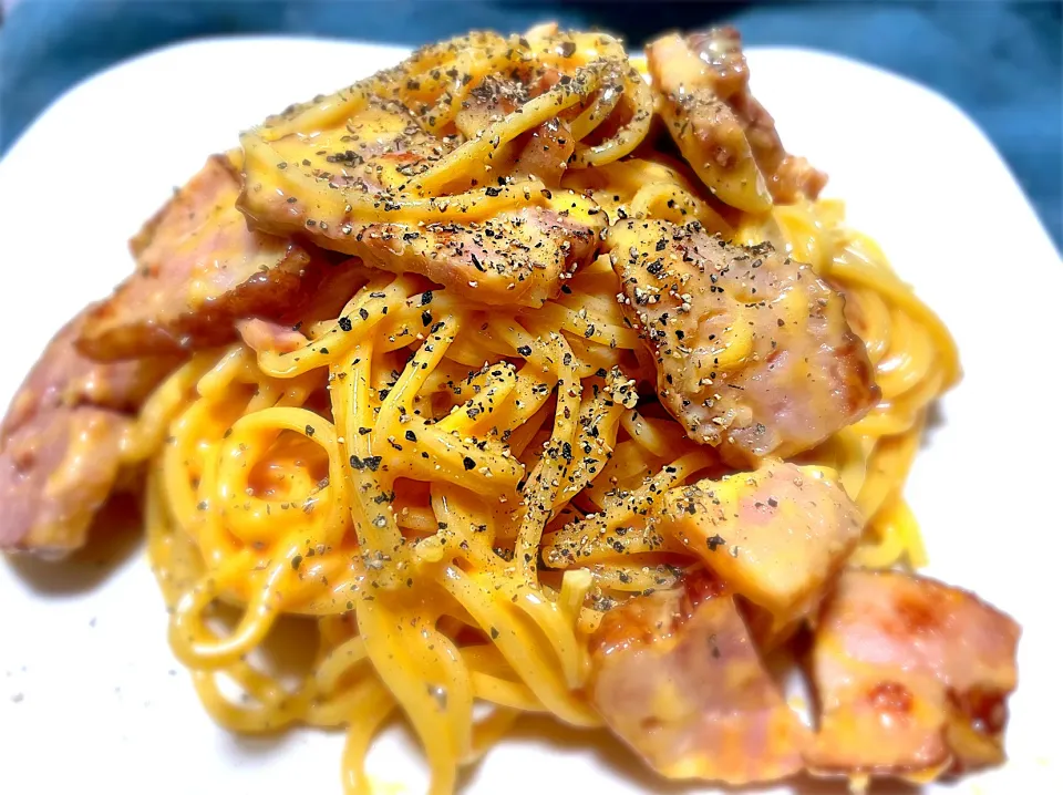 濃厚カルボナーラ😘|USOー8000さん