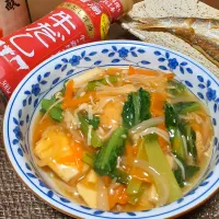 厚揚げの牛だし餡掛け💖