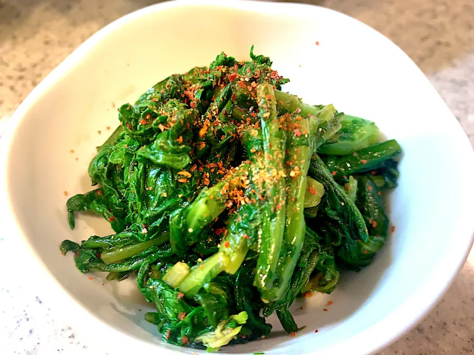 春菊のポン酢お浸し😋|＊yurika＊さん