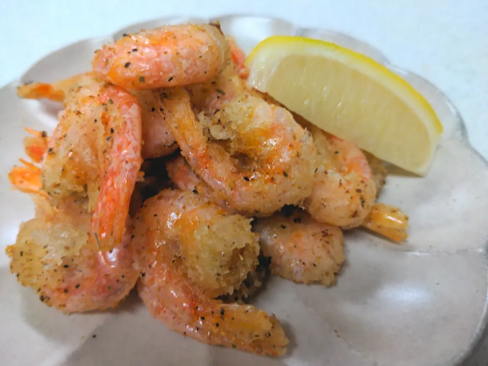 本日の一品☆小エビの唐揚げ|こむぎさん