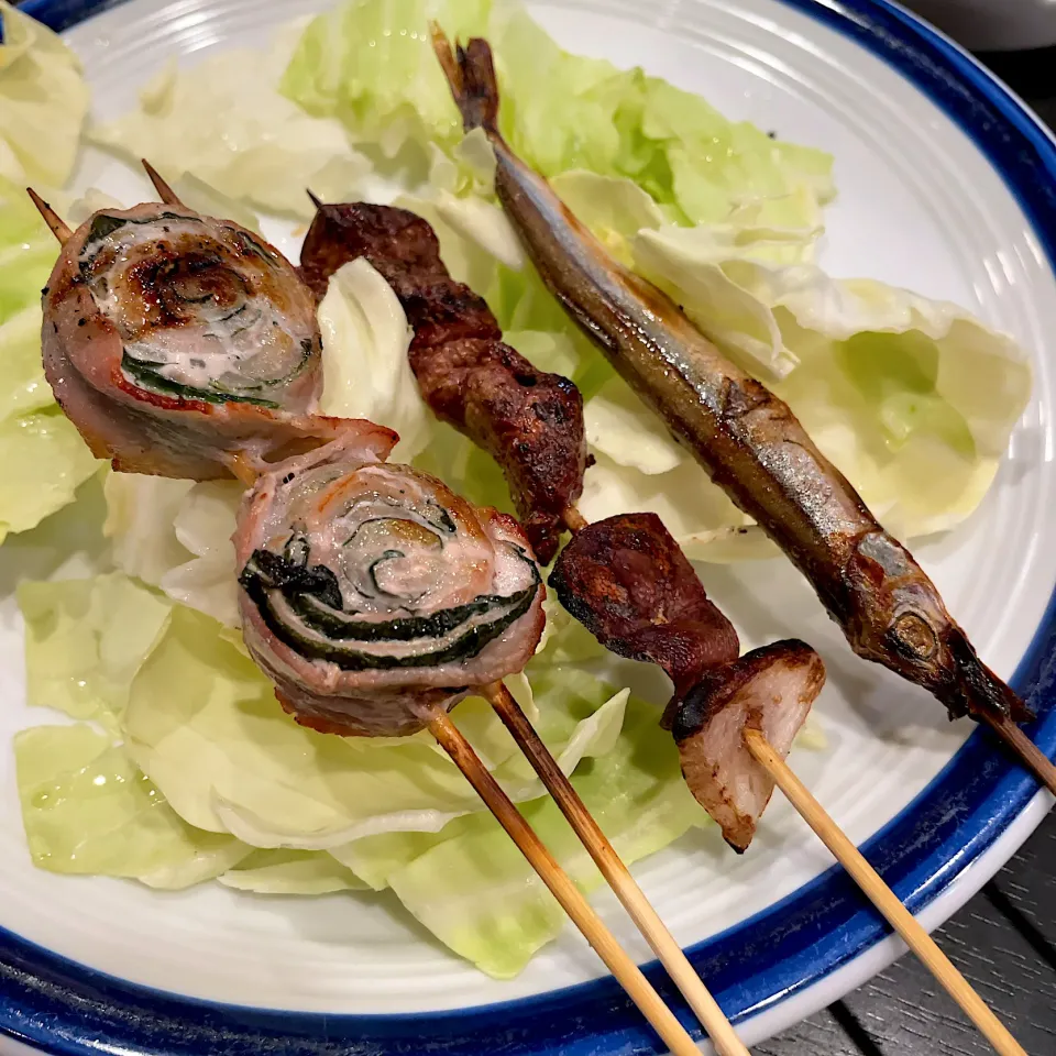 しそ豚巻、ししゃも、キモ|T. Wonderさん