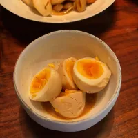 辛味噌で漬け卵|かにかにさん