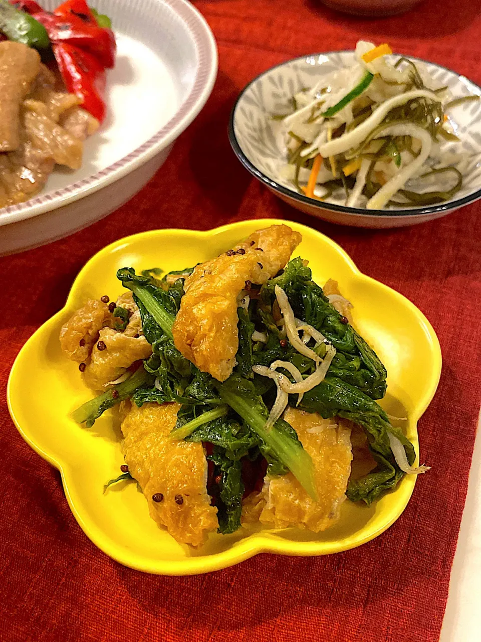 大根葉の炒め物|エミッフィさん