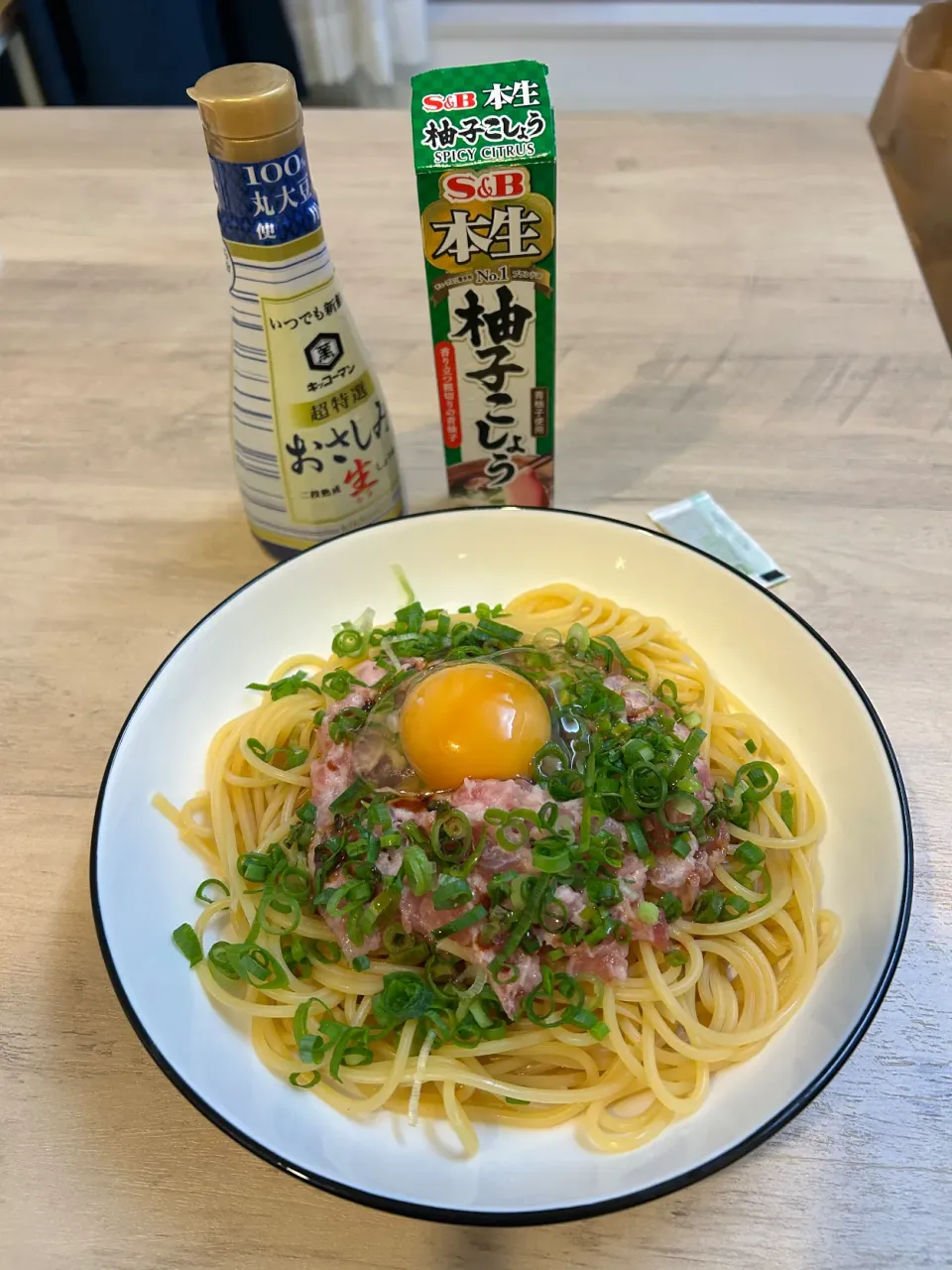 ネギトロパスタ|りょうさん