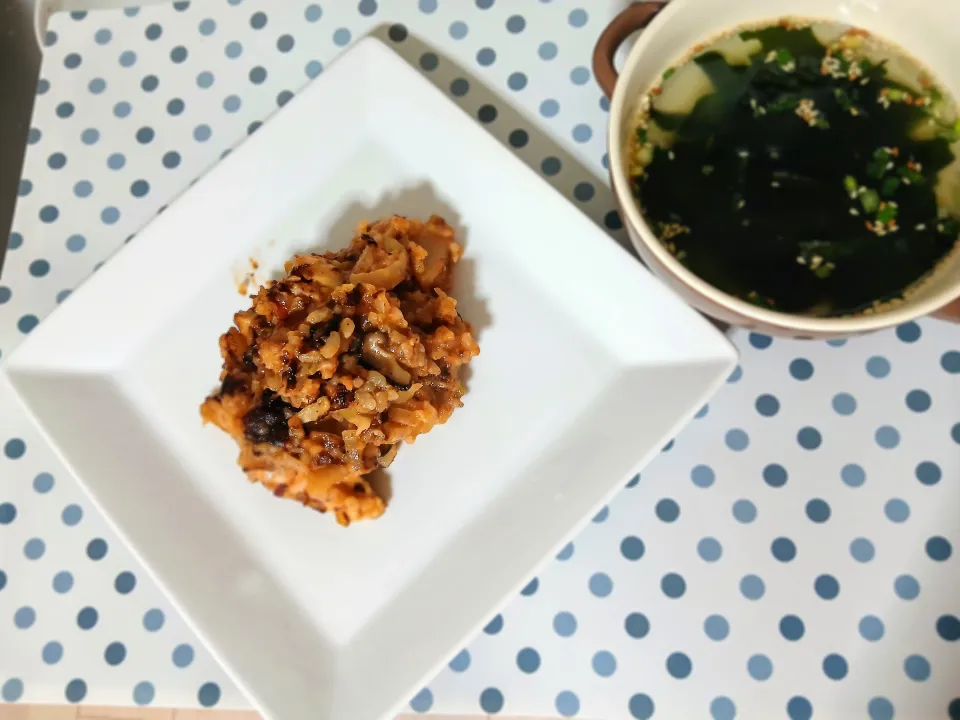 リメイクしまくりな焼きリゾット( *´艸)|ぽんすけさん