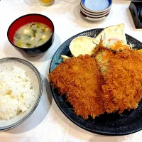 特大アジフライ定食|もうちゃんさん