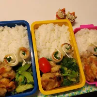 息子、夫、私弁当|みどりさん