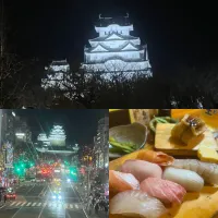 姫路城のライトアップと、初めての✨|TOMOさん