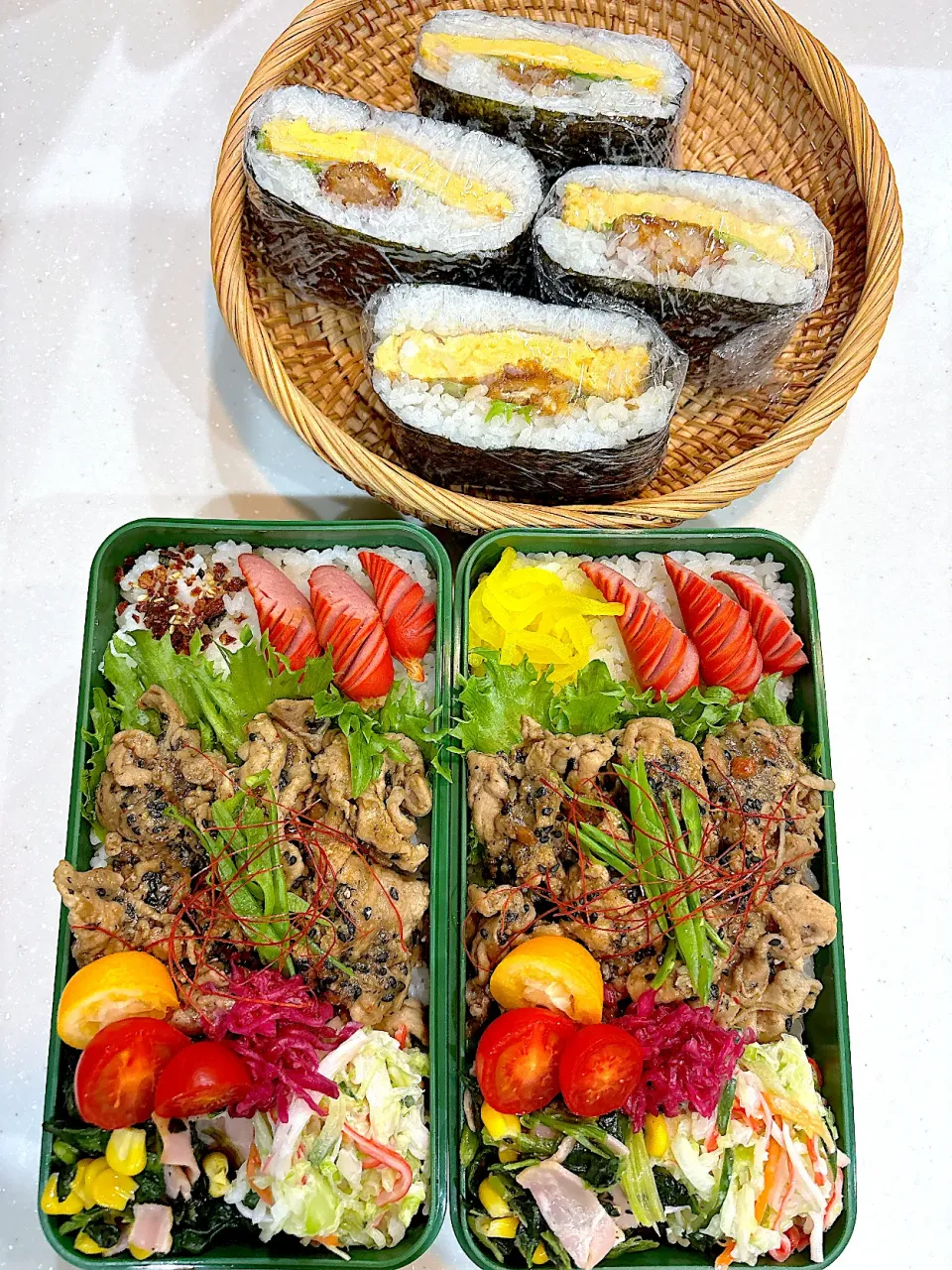 2025,12,03 豚🐖ちゃん黒胡麻旨焼きお弁当さん🍱|kayoo_ch517♡3太郎1姫２モル♡81line Maさん