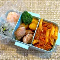 ミートソース弁当|ともえもんさん