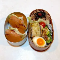 今日のオット弁当と、高３ムスメ弁当。|chi.aさん