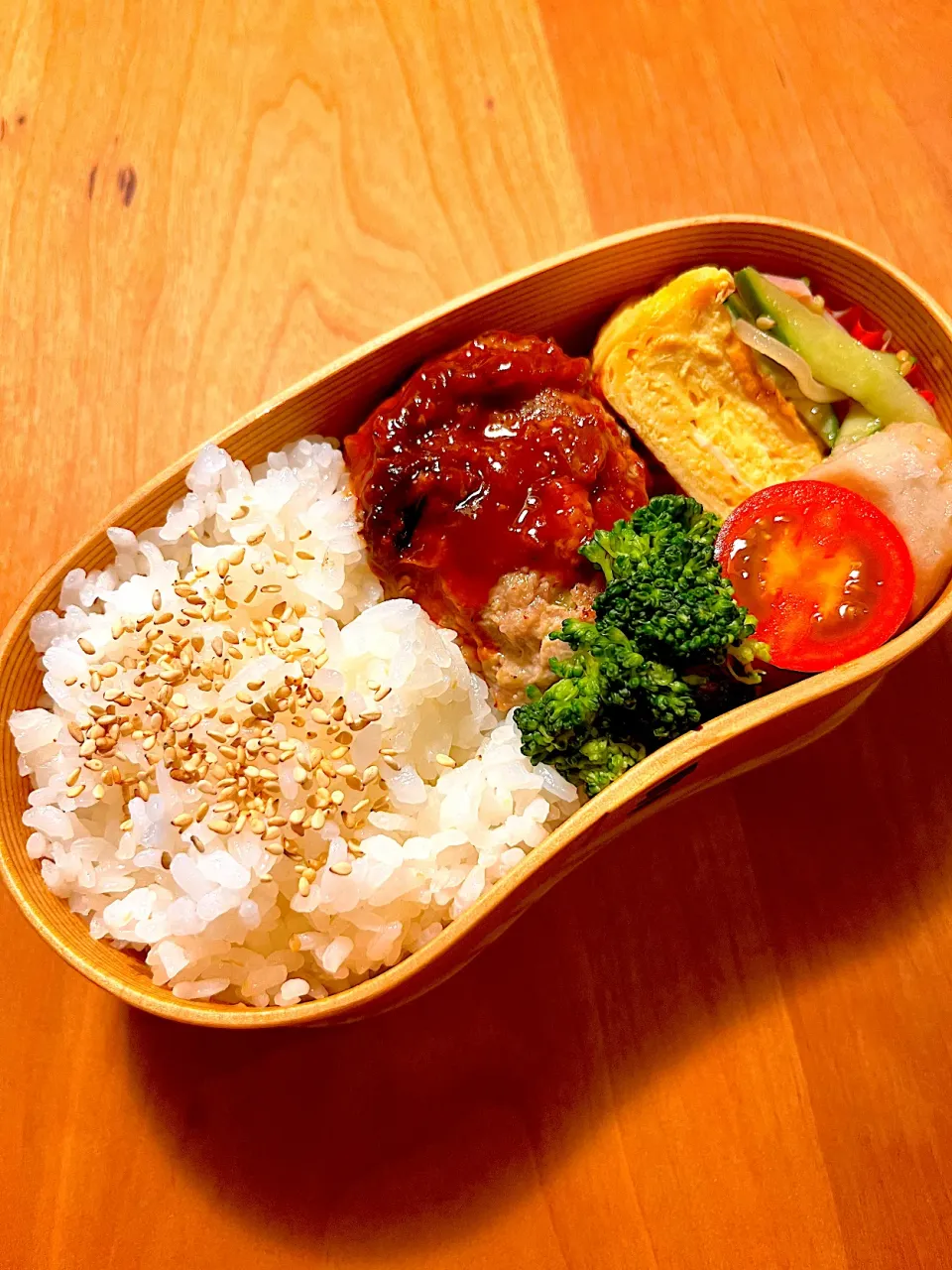 ハンバーグ弁当|ひなこさん