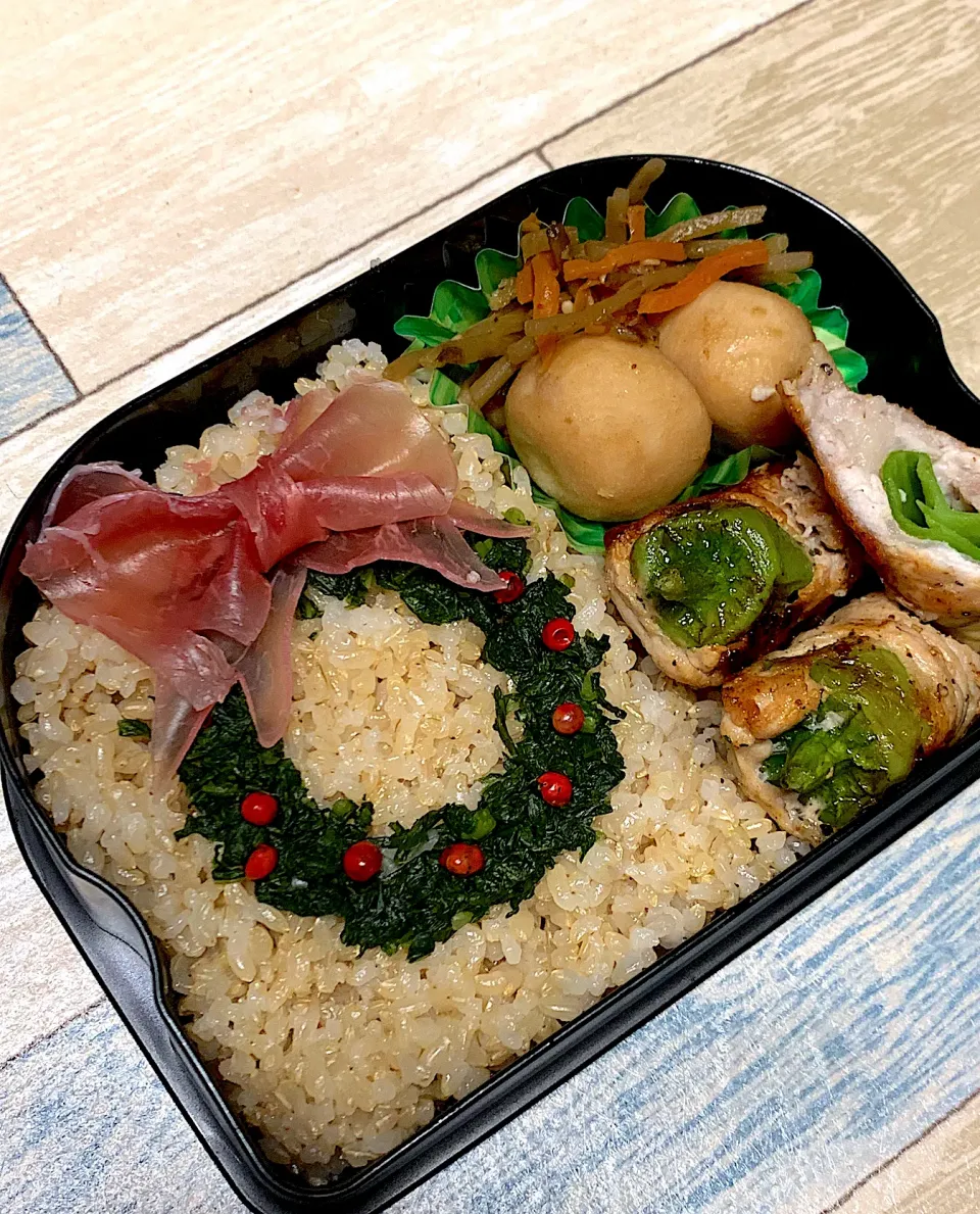 12/3万願寺とうがらし肉巻き弁当|みっこちゃんさん