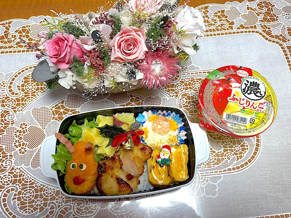 2025.12.3はトナカイ入りチキン弁当⭐️|makoさん