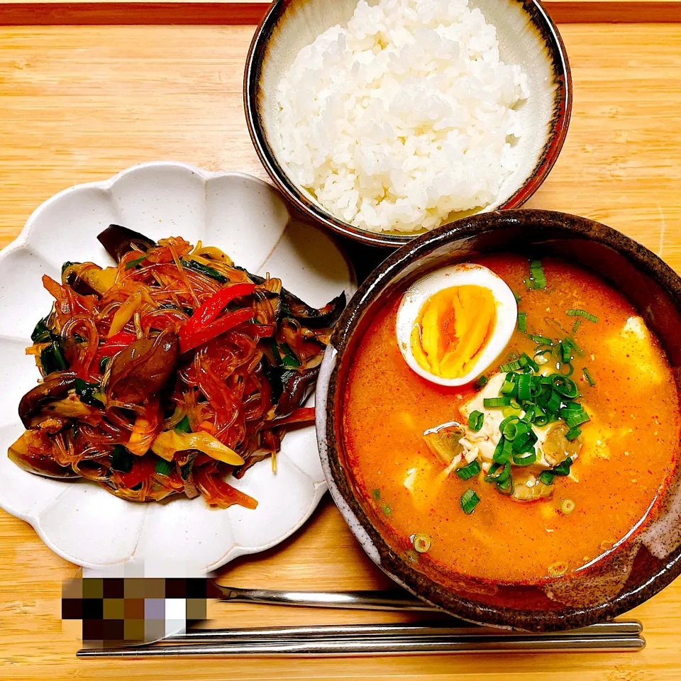 🍆夜【野菜麻婆春雨】🫑|Laniさん