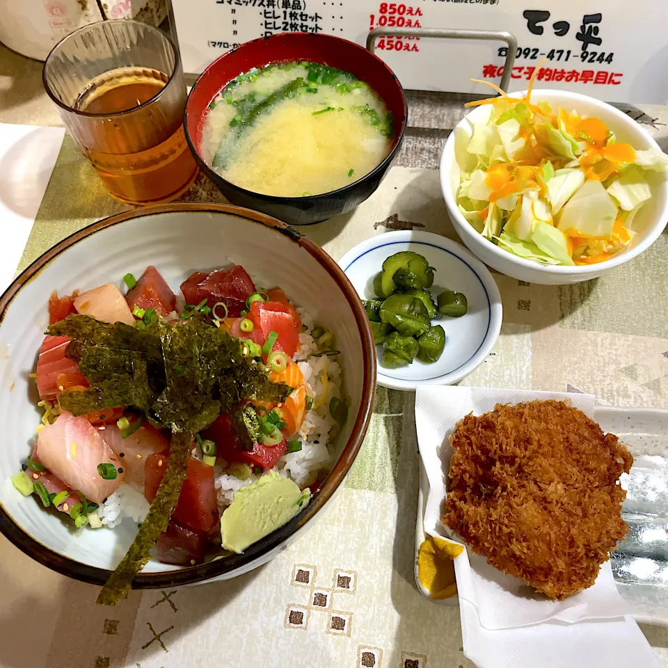 ゴマミックス丼 ヒレカツ1枚セット|T. Wonderさん