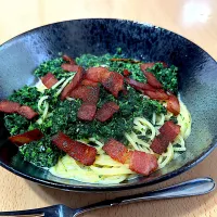 ほうれん草とベーコンのクリームパスタ|G0MAさん