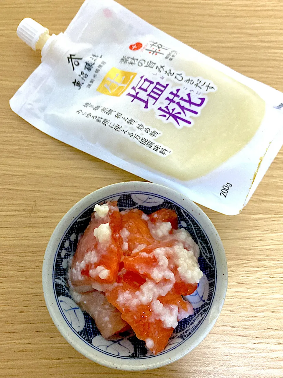 マルコメ【生塩麹】のサーモン麹漬け|ひよこさん