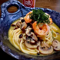 きのこのスープパスタ🇮🇹