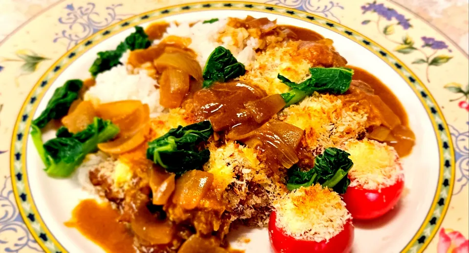 #鶏肉のパン粉焼きウイズカレーライス|金井義則さん